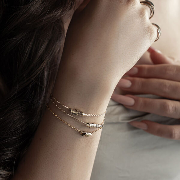 Tefilat Haderech Hebrew 14K Gold Bracelet | Travelers Prayer - Image 2
