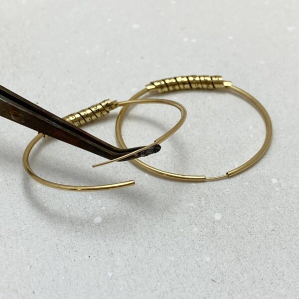 Hebrew earrings