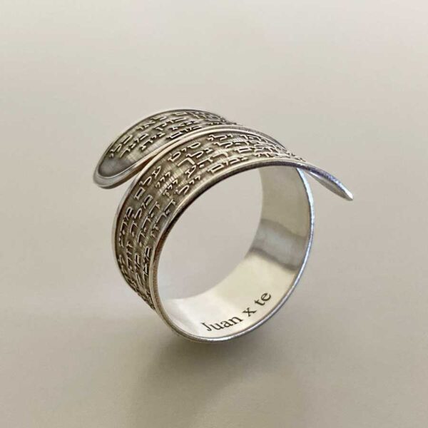 Kabbalah silver ring