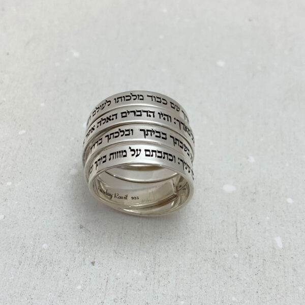 Jewish Jewelry, Shema Israel ring