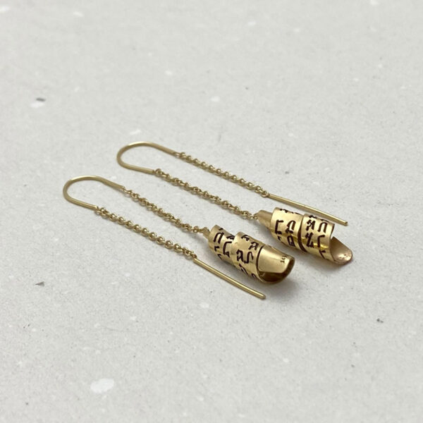 Threader 14K gold Earrings