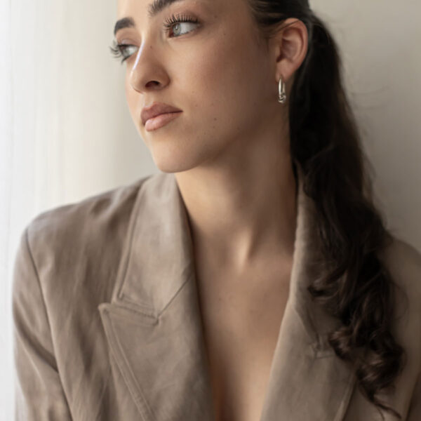 Hebrew earrings for women