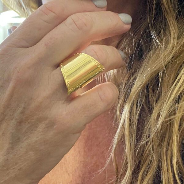 Ani LeDodi VeDodi Li Gold Filled Love Verses Kabbalah Ring - Image 3
